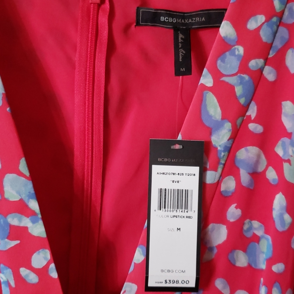 BCBG MAXAZIRA LONG LOWCUT DRESS NWT SIZE M - Picture 4 of 7
